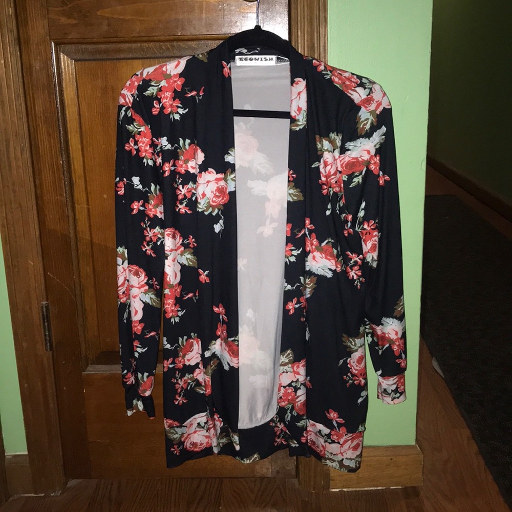 Floral cardigan